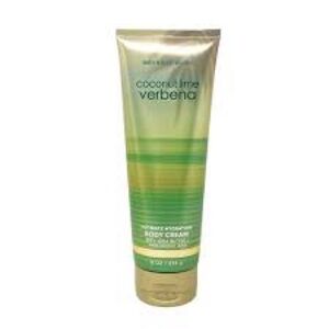 Bath & Body Works Coconut Lime Verbena Body Cream - Gold and Green